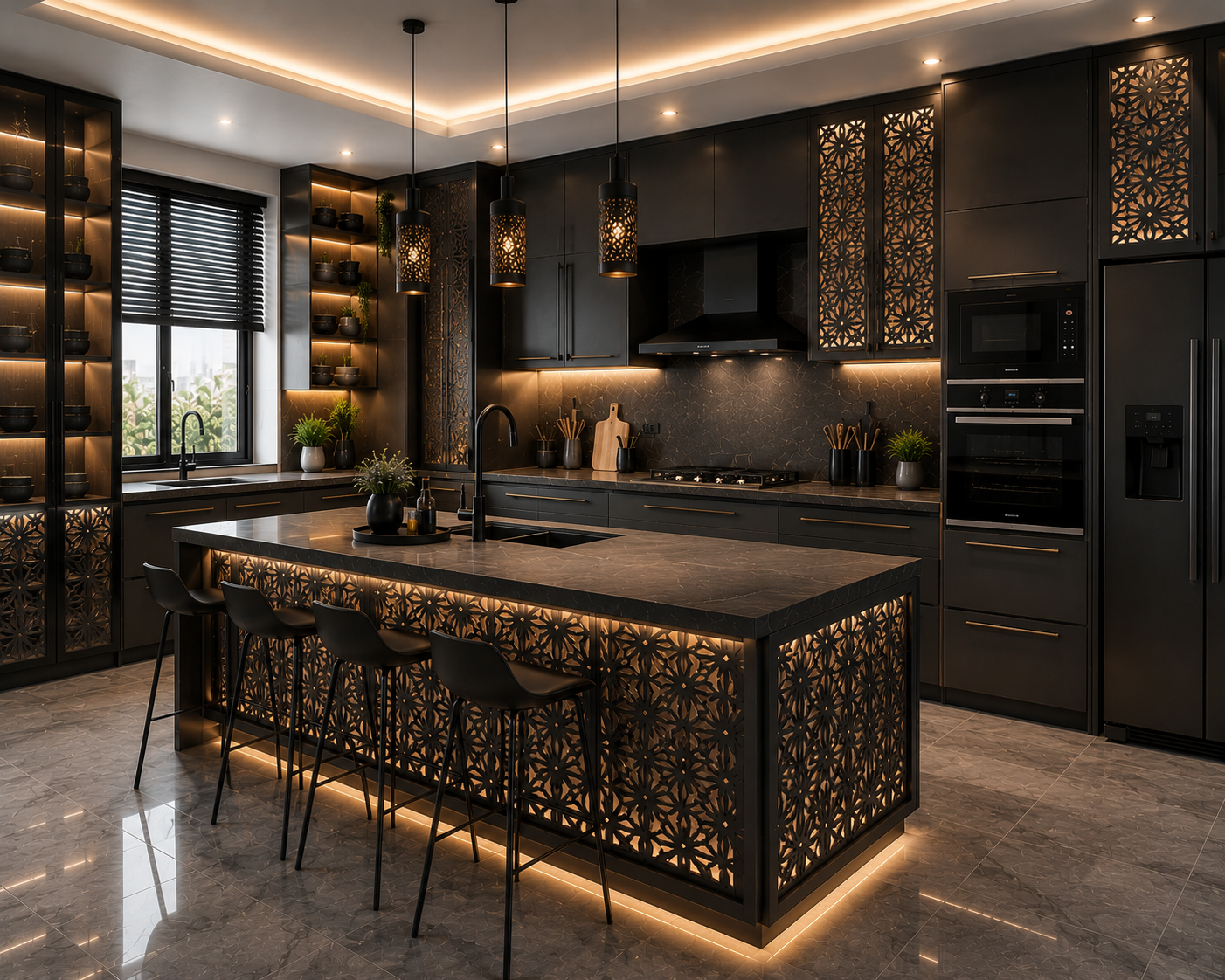 مطبخ صاج قطع ليزر